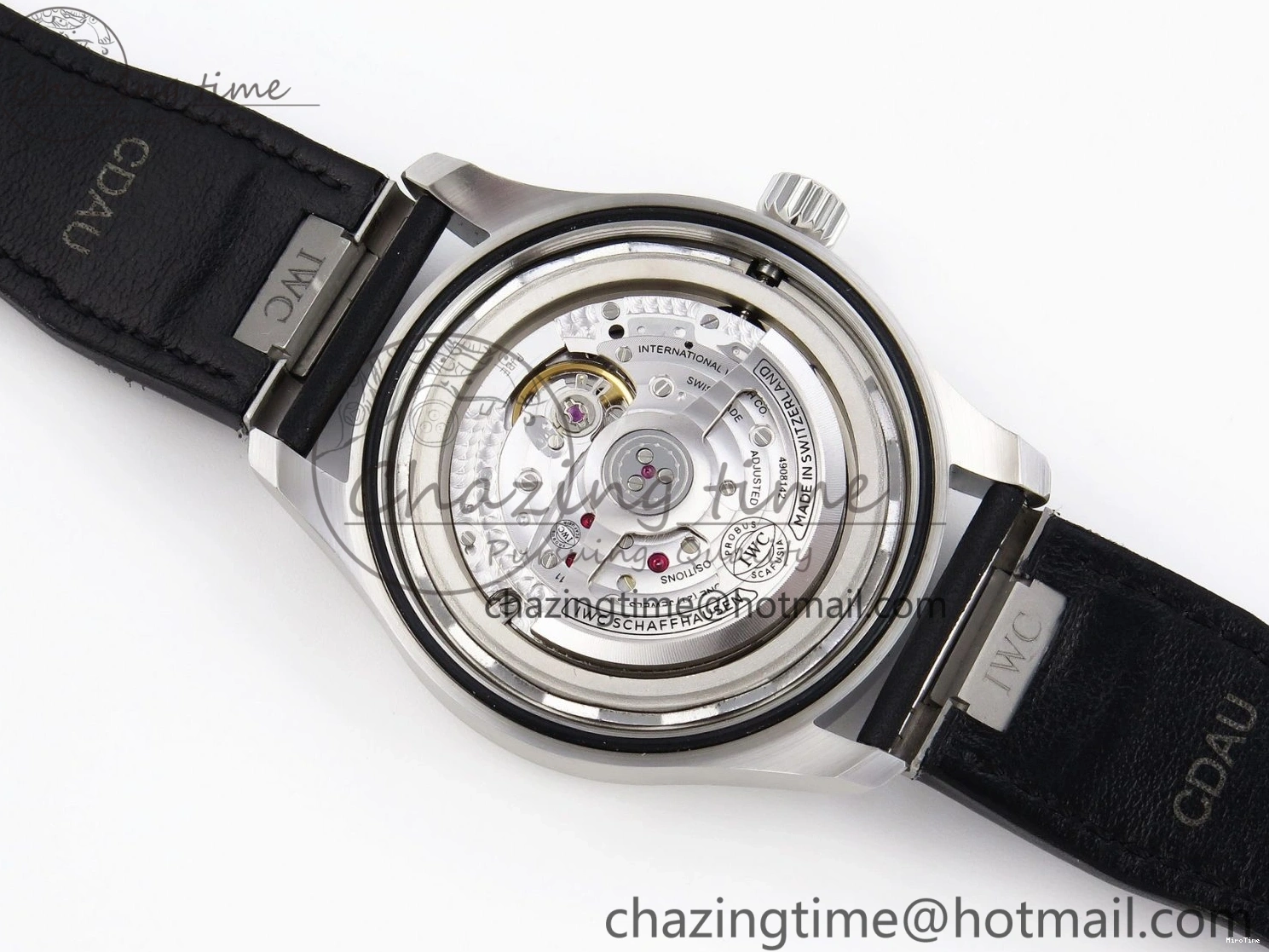 MIROTIME 0210 Pilot Mark XX IW328201 ZF 1:1 Best Edition Black Dial on Black Leather Strap A Affordable 7028